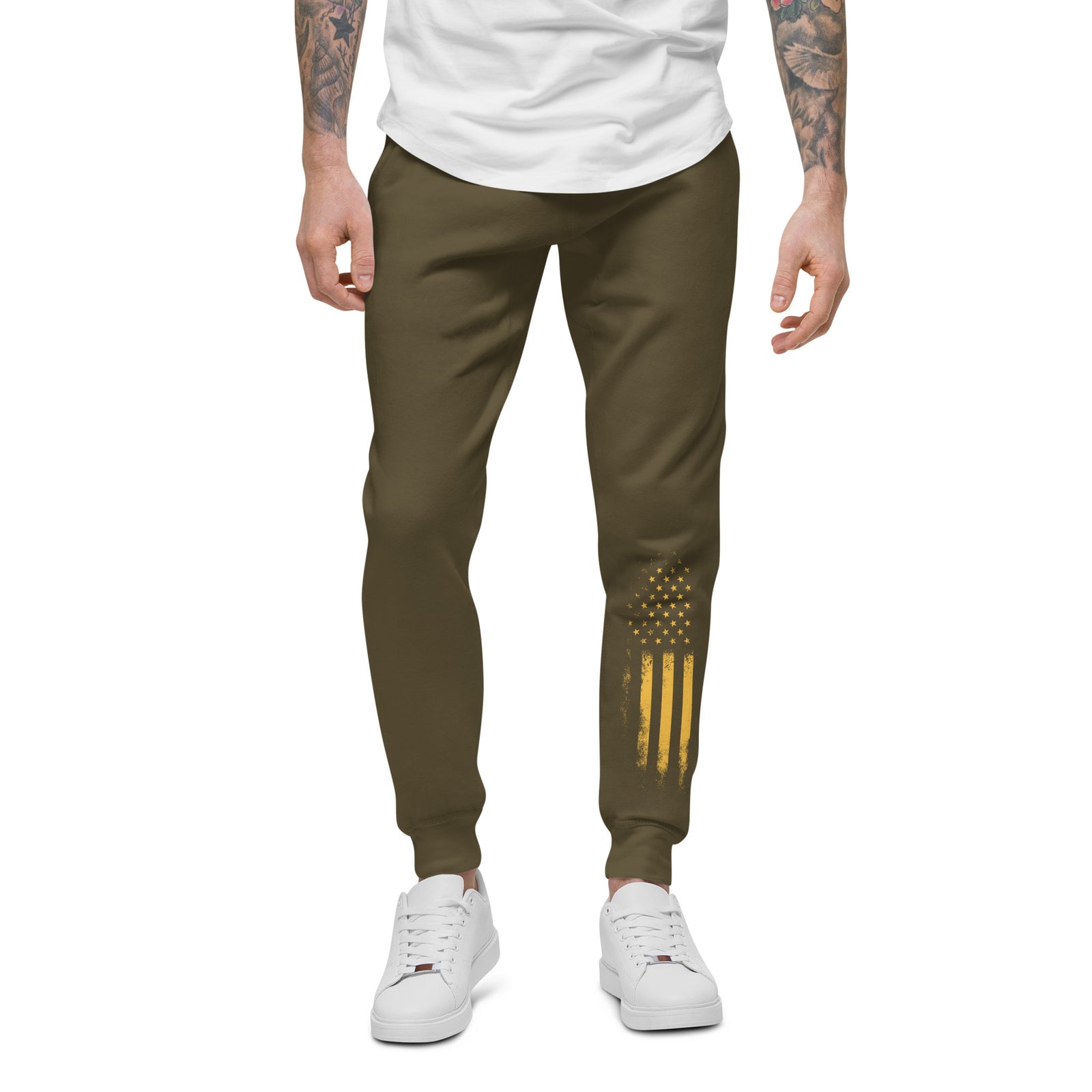Yellow Flag Sweatpants-Premium Sweatpants-XS-Ardent Patriot Apparel Co.