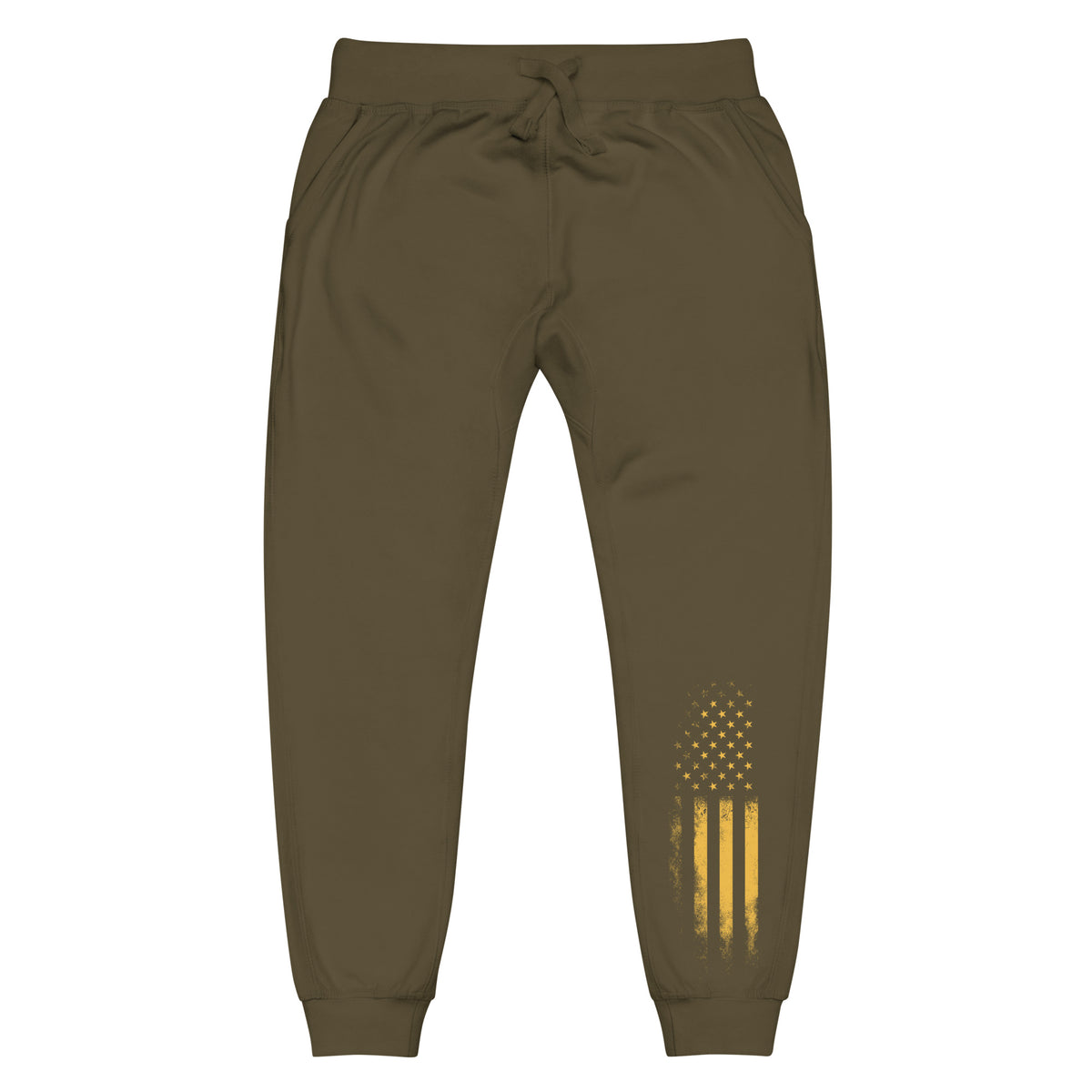 Yellow Flag Sweatpants-Premium Sweatpants-Ardent Patriot Apparel Co.