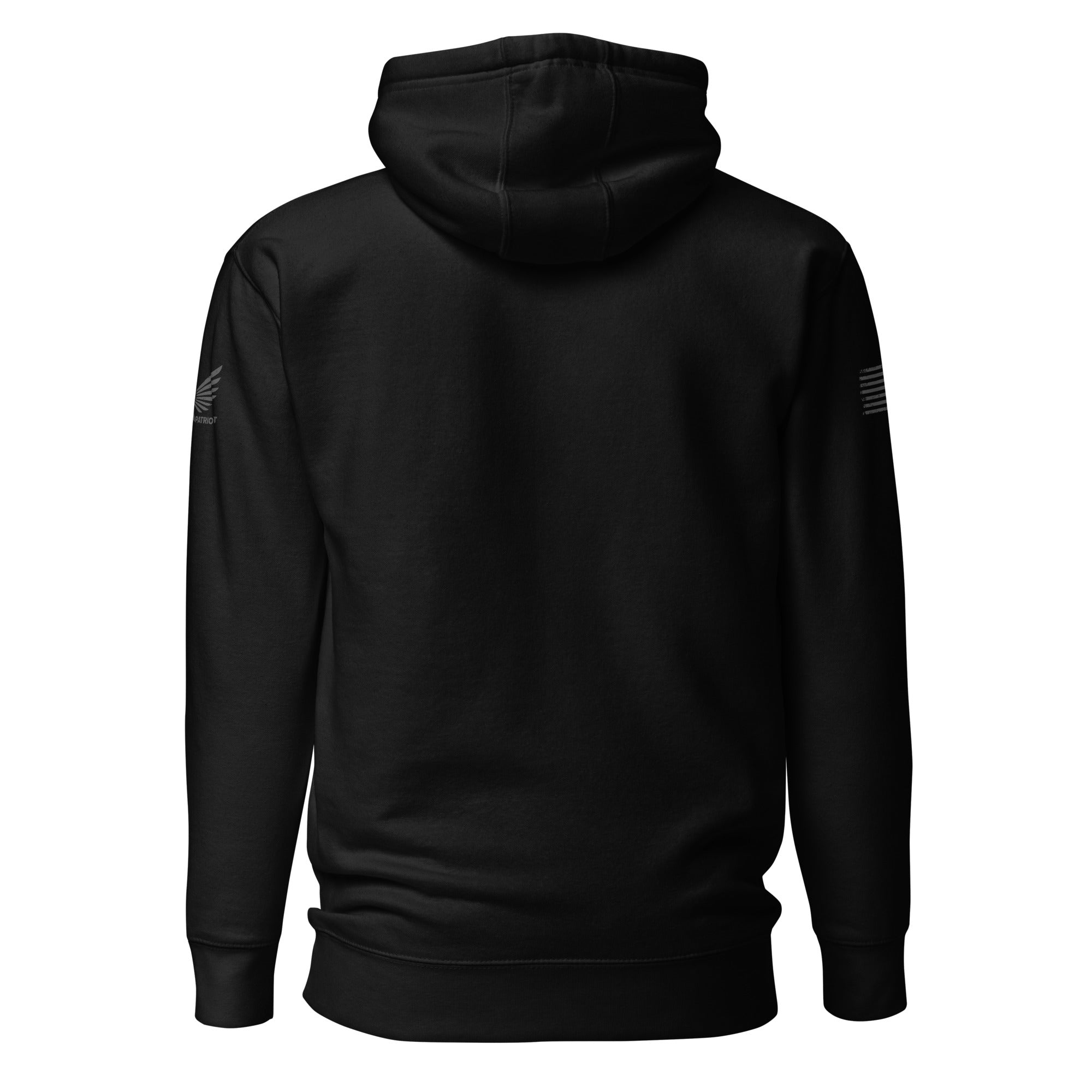 Don't Tread On Me (Black Edition) Hoodie-Premium Hoodie-S-Ardent Patriot Apparel Co.