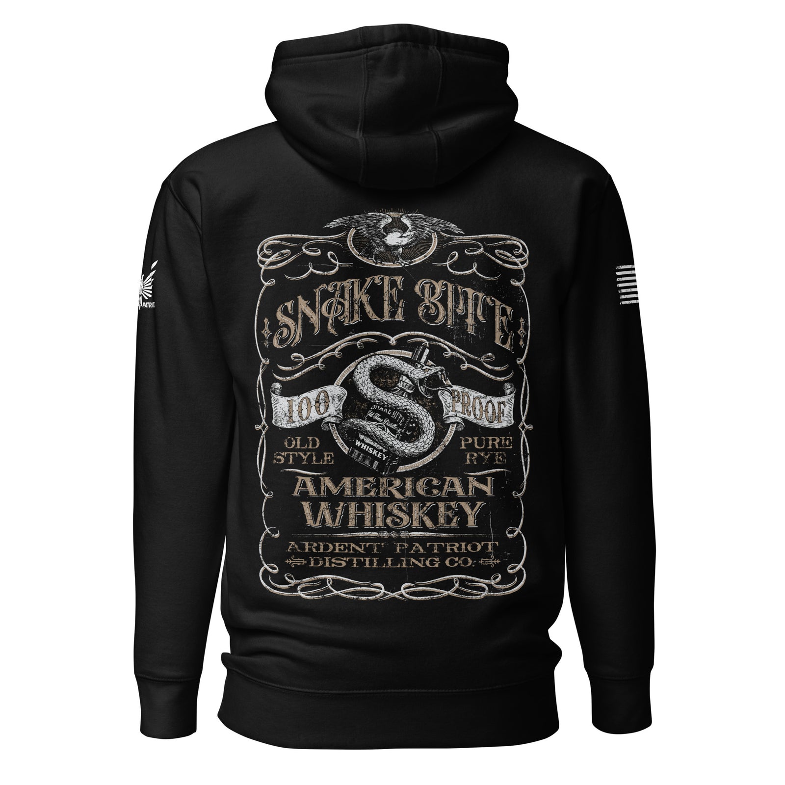 Snake Bite Hoodie-Premium Hoodie-S-Ardent Patriot Apparel Co.