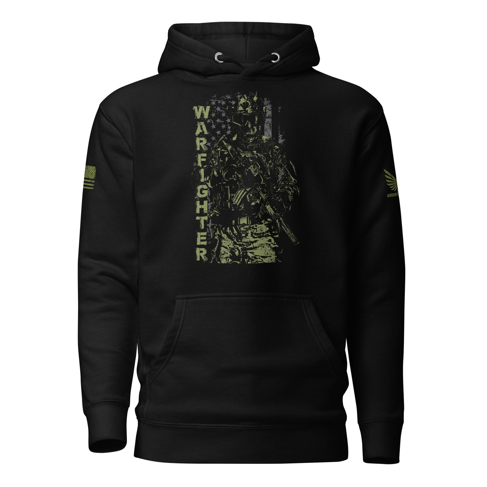 Warfighter Hoodie-Premium Hoodie-S-Ardent Patriot Apparel Co.