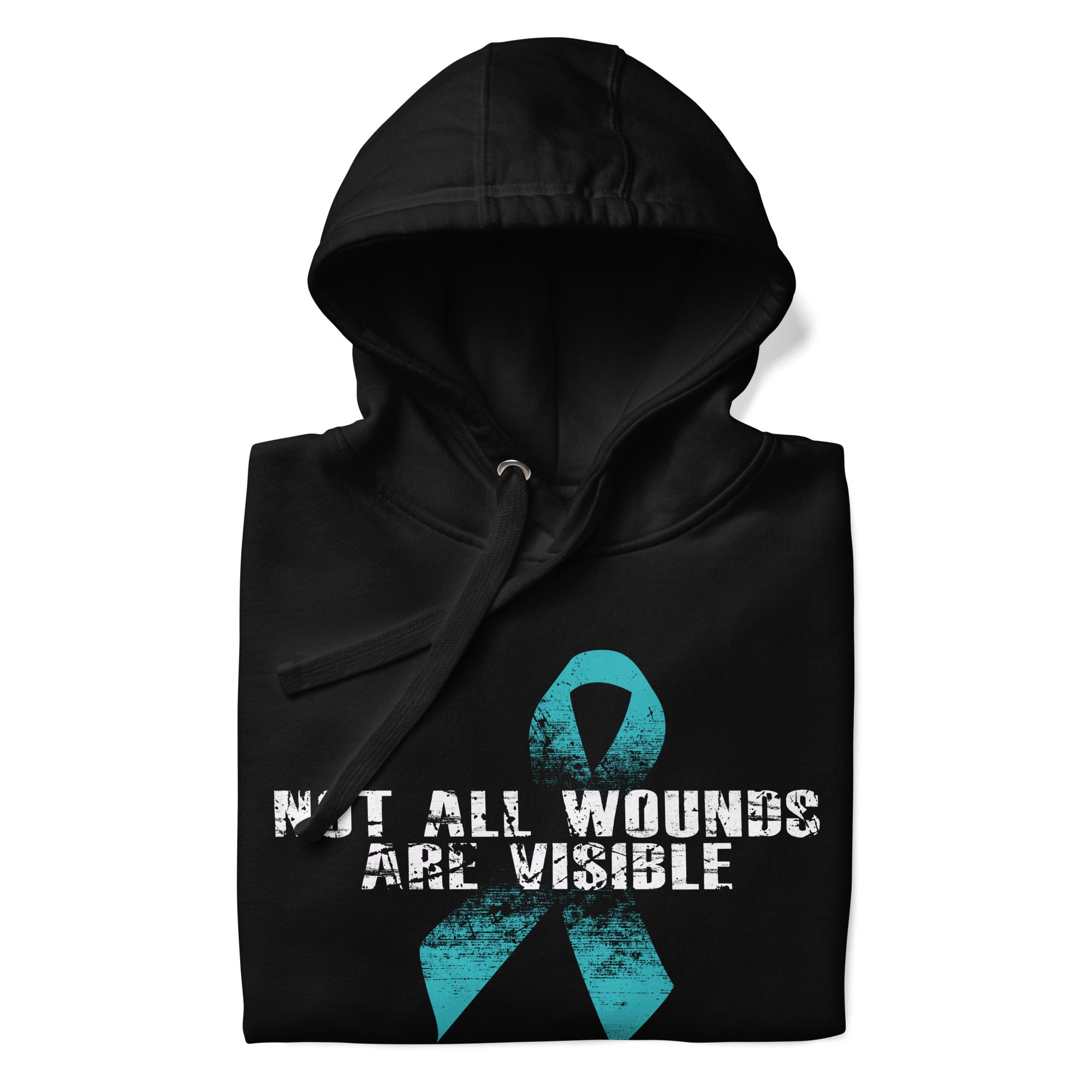 PTSD Not All Wounds Hoodie-Premium Hoodie-Ardent Patriot Apparel Co.