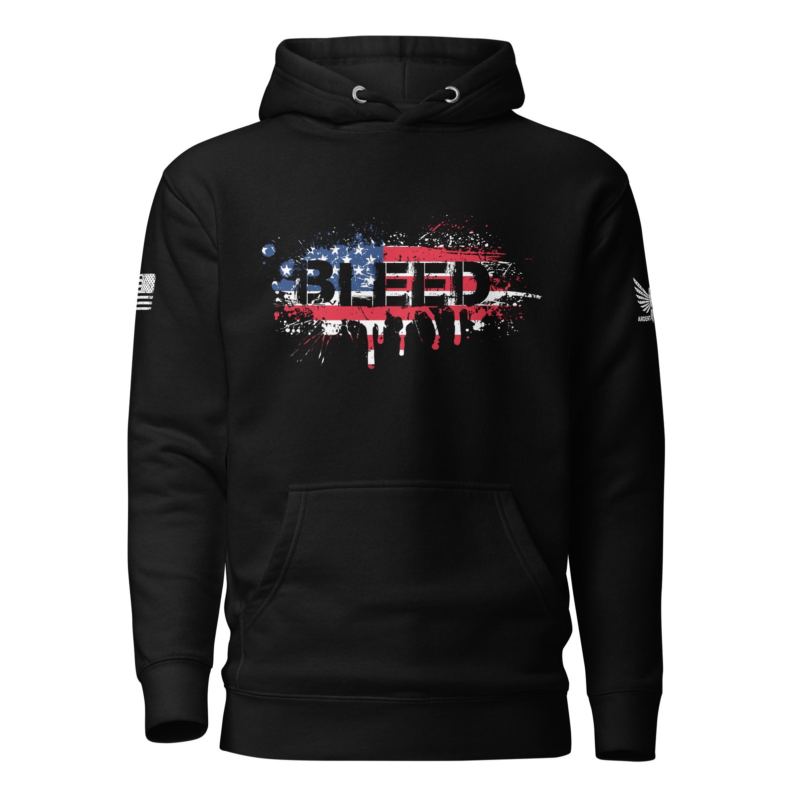 Bleed Hoodie-Premium Hoodie-S-Ardent Patriot Apparel Co.