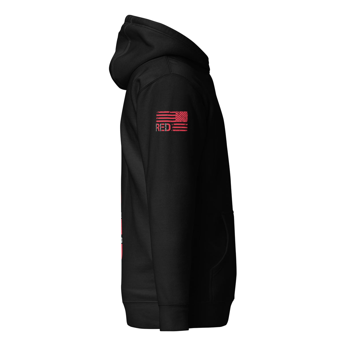 R.E.D. Flag Hoodie-Premium Hoodie-Ardent Patriot Apparel Co.