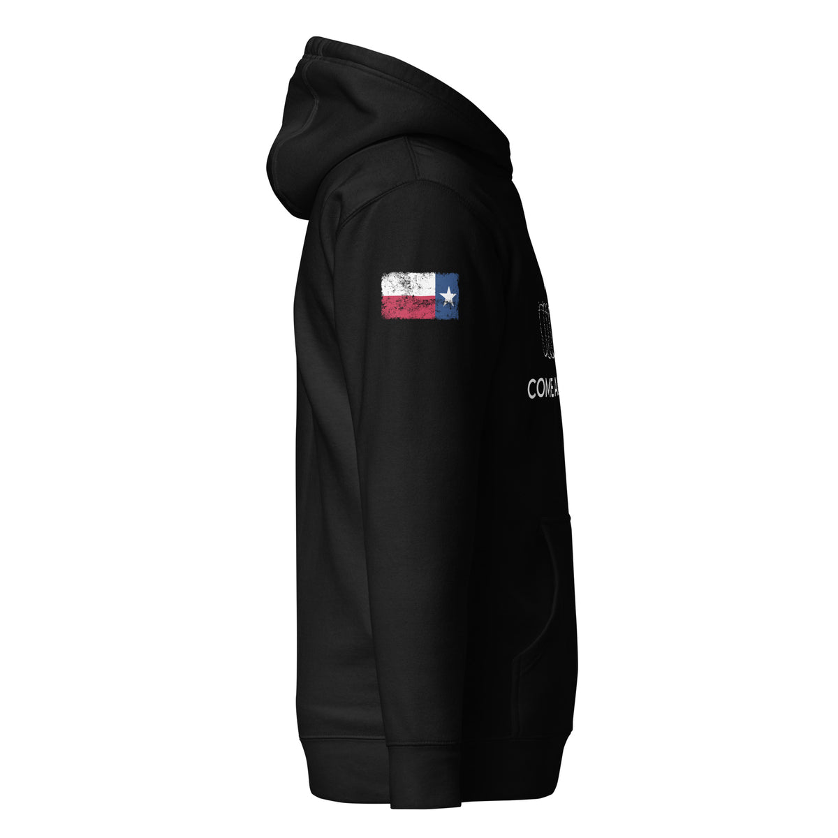 Texas Wire Hoodie-Premium Hoodie-Ardent Patriot Apparel Co.