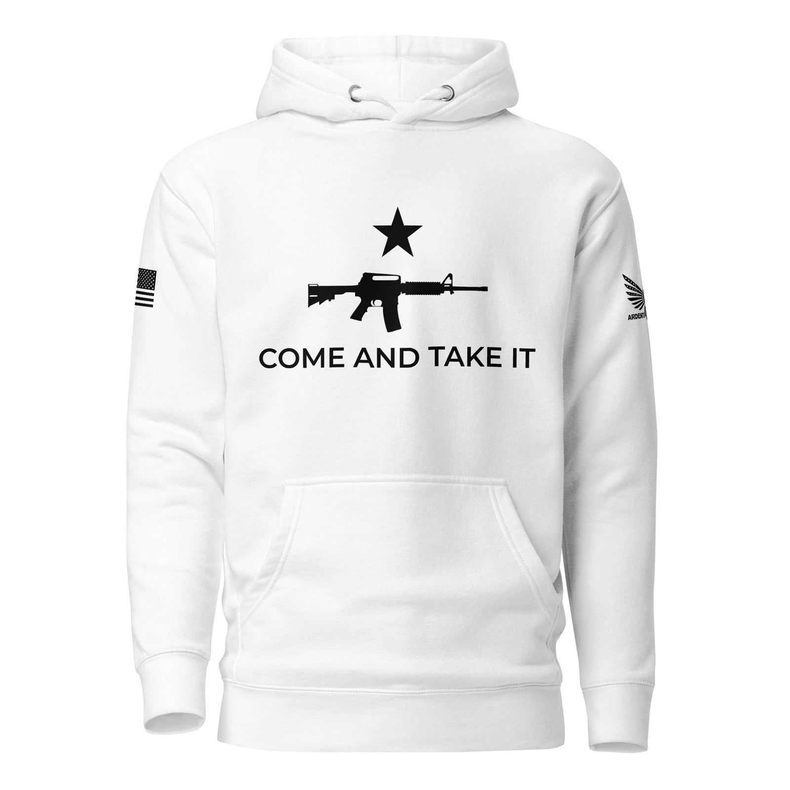 Come And Take It Hoodie-Premium Hoodie-Black-S-Ardent Patriot Apparel Co.
