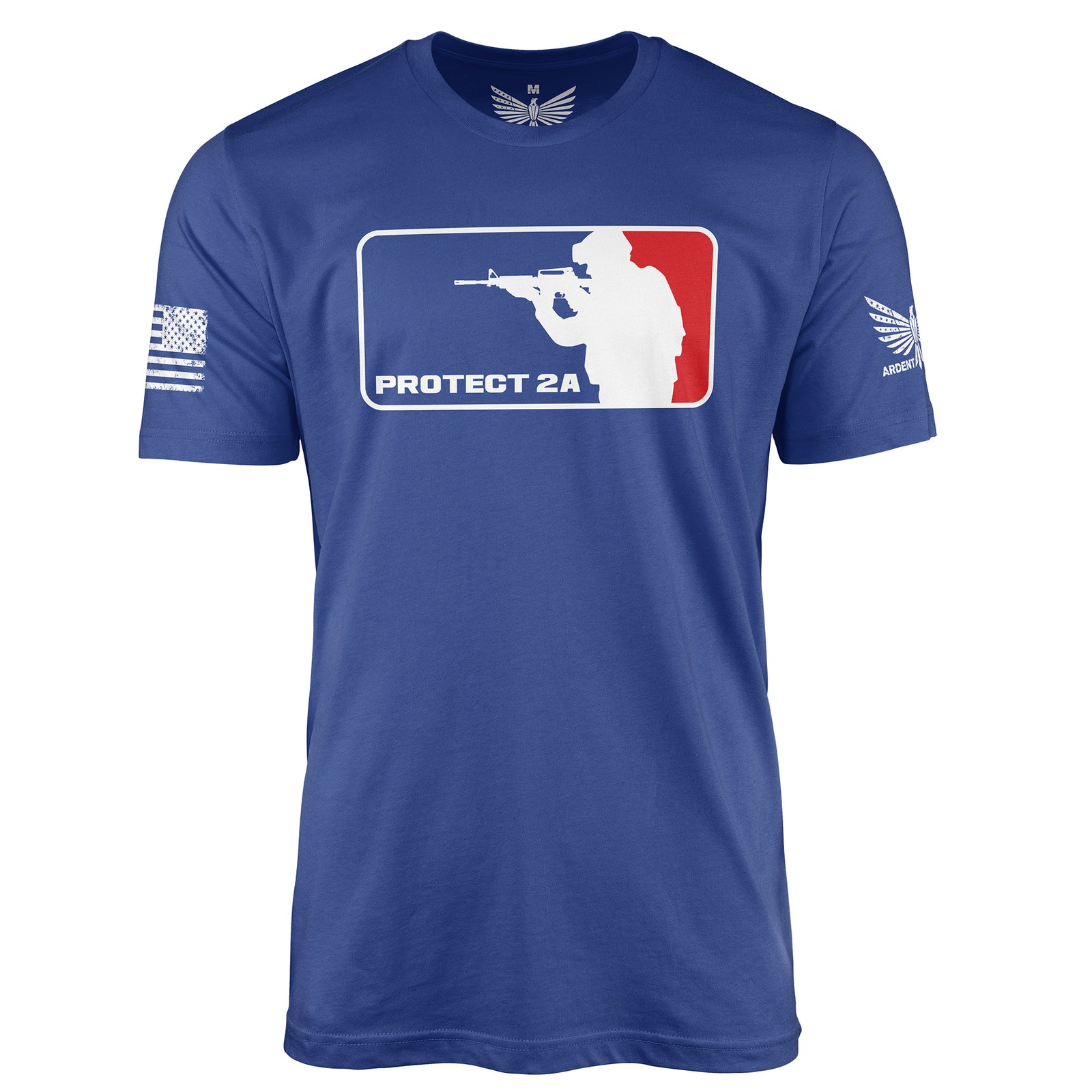 2A League-Men's Shirt-True Royal-S-Ardent Patriot Apparel Co.