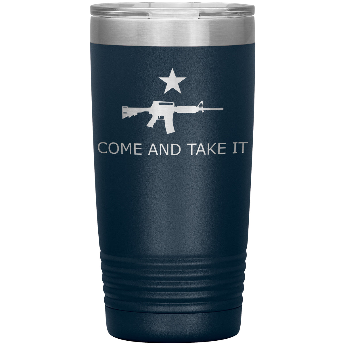 Come And Take It Tumbler 20oz-Tumblers-Navy Tumbler-Ardent Patriot Apparel Co.