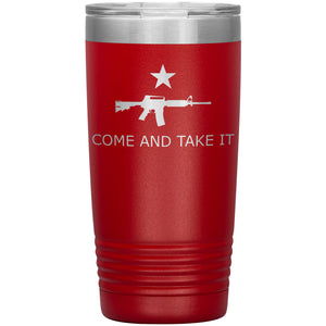 Come And Take It Tumbler 20oz-Tumblers-Red Tumbler-Ardent Patriot Apparel Co.