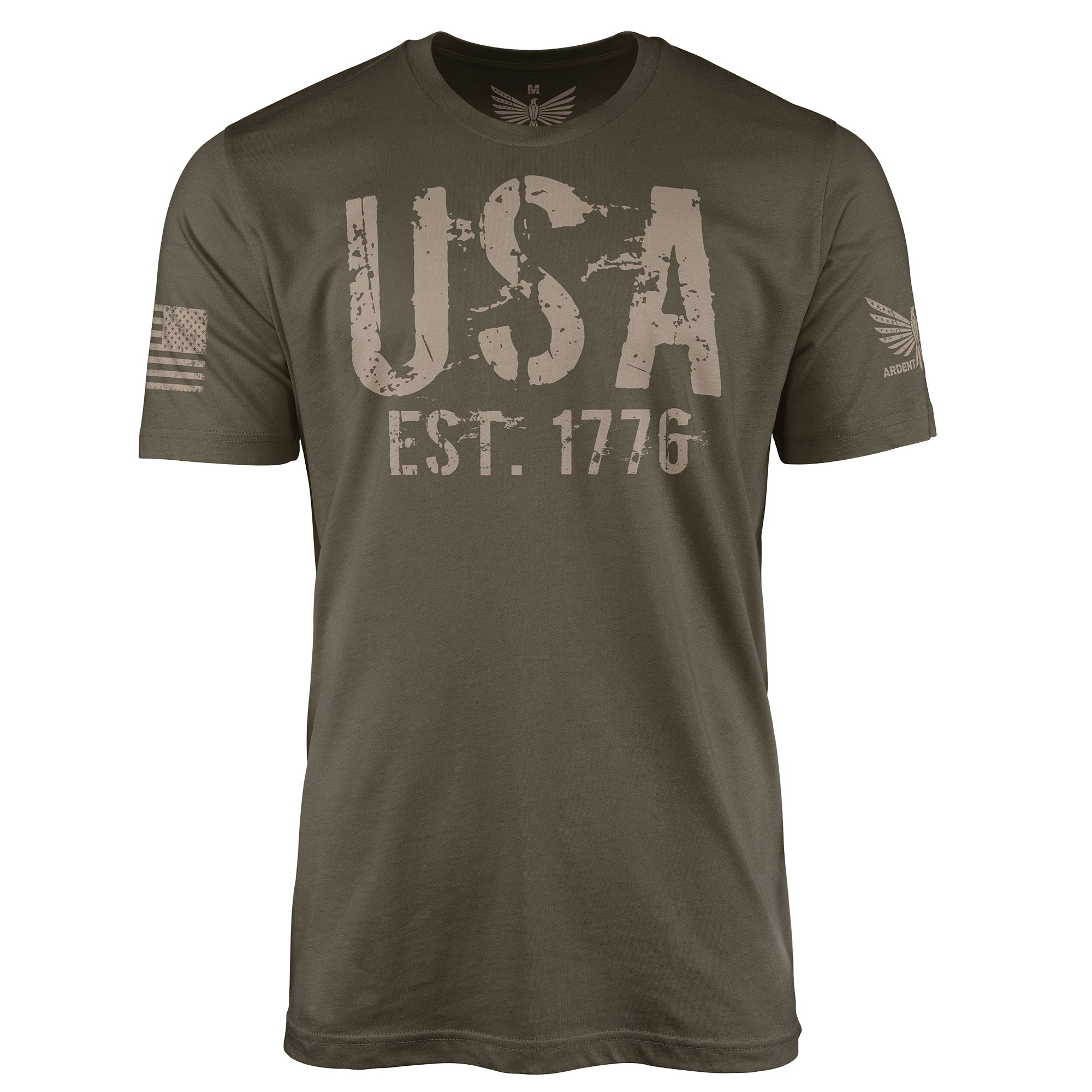 Established 1776-Men's Shirt-S-Ardent Patriot Apparel Co.