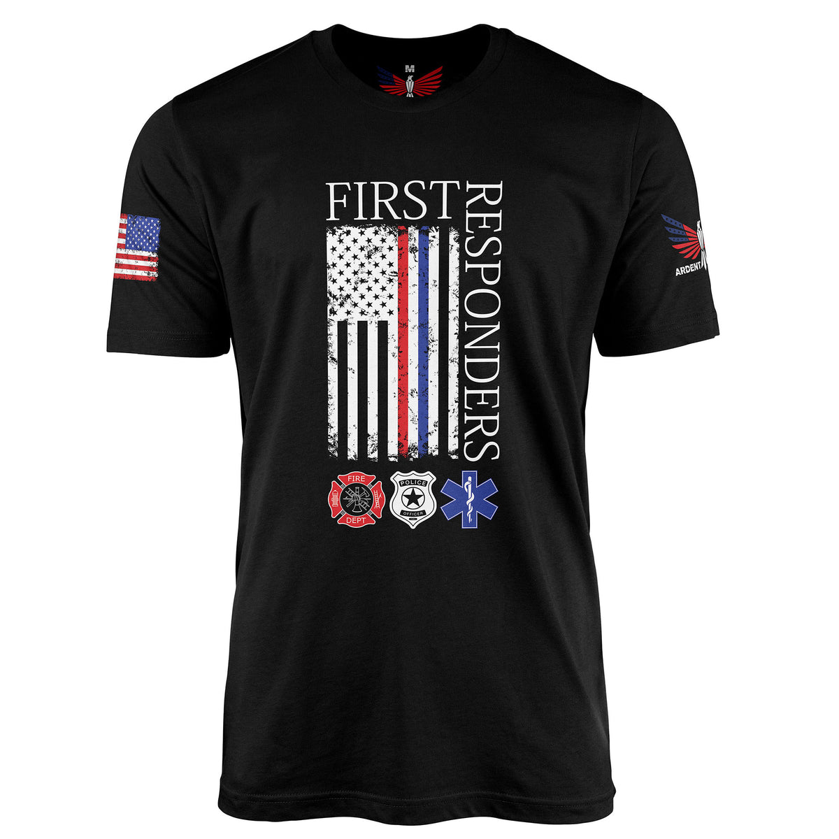 First Responders-Men&#39;s Shirt-S-Ardent Patriot Apparel Co.