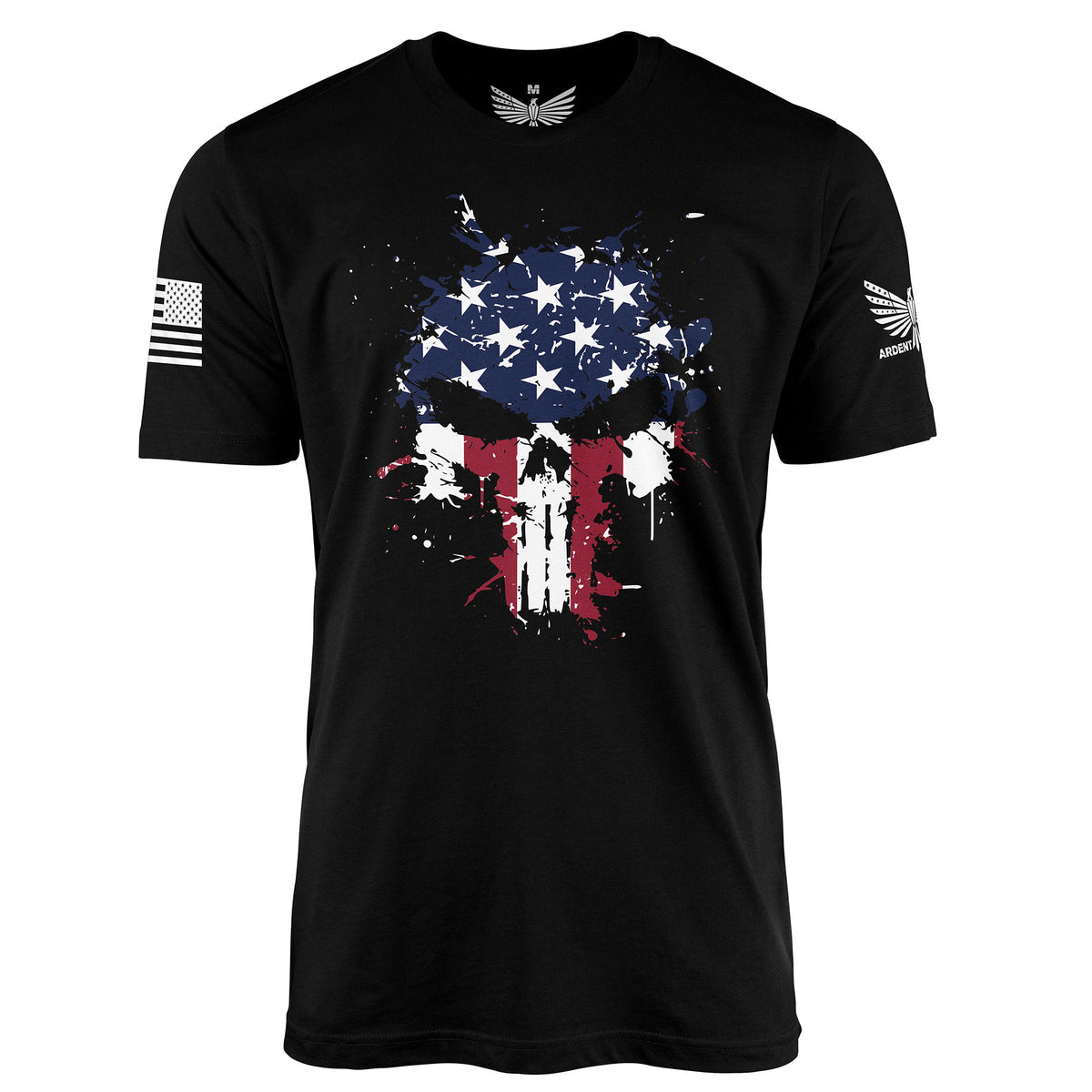 Patriot Skull-Men&#39;s Shirt-S-Ardent Patriot Apparel Co.