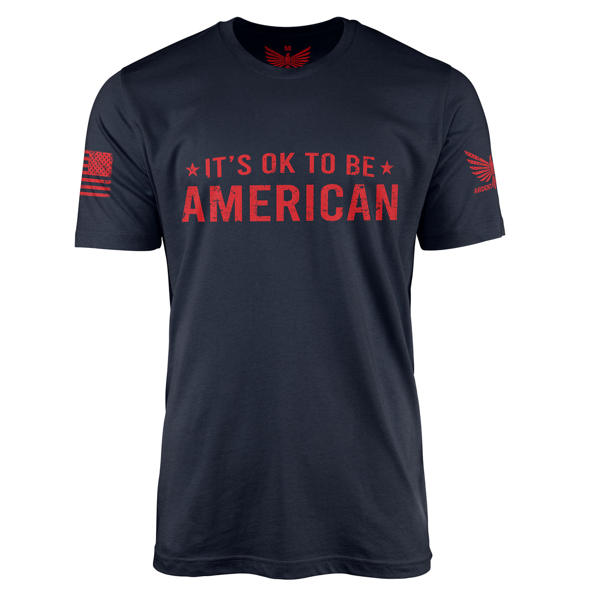 IT&#39;S OK!-Men&#39;s Shirt-Navy-S-Ardent Patriot Apparel Co.