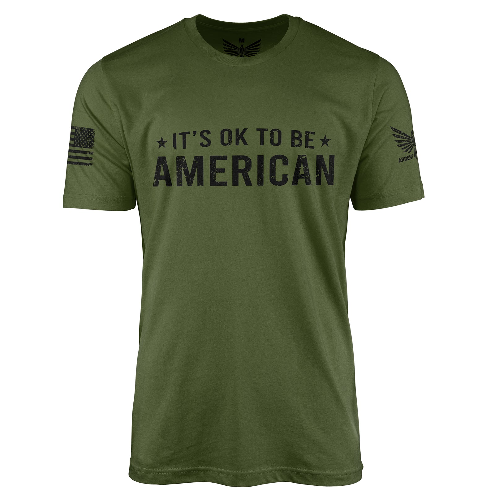 IT'S OK!-Men's Shirt-Navy-S-Ardent Patriot Apparel Co.