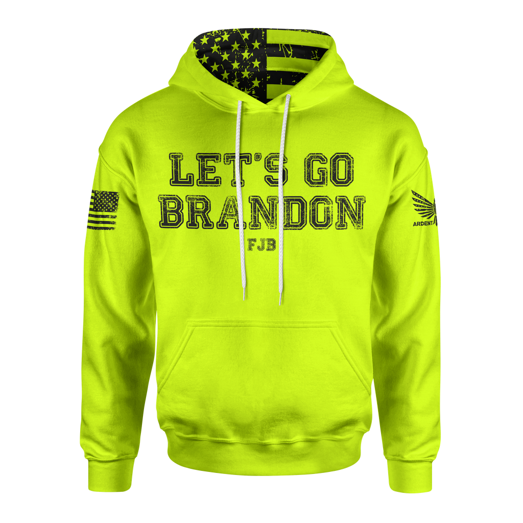 Let's Go Brandon Hoodie Military Green, Premium Hoodie