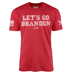 Let's Go Brandon-Men's Shirt-Red-S-Ardent Patriot Apparel Co.
