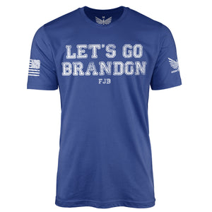 Let's Go Brandon-Men's Shirt-True Royal-S-Ardent Patriot Apparel Co.