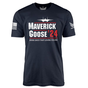 Maverick Goose 2024-Men's Shirt-Navy-S-Ardent Patriot Apparel Co.