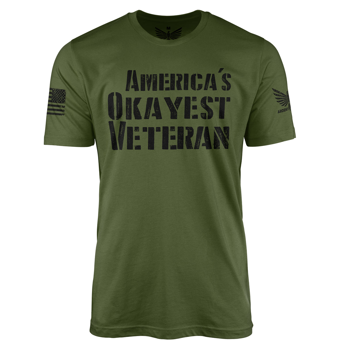 America&#39;s Okayest Veteran-Men&#39;s Shirt-S-Ardent Patriot Apparel Co.