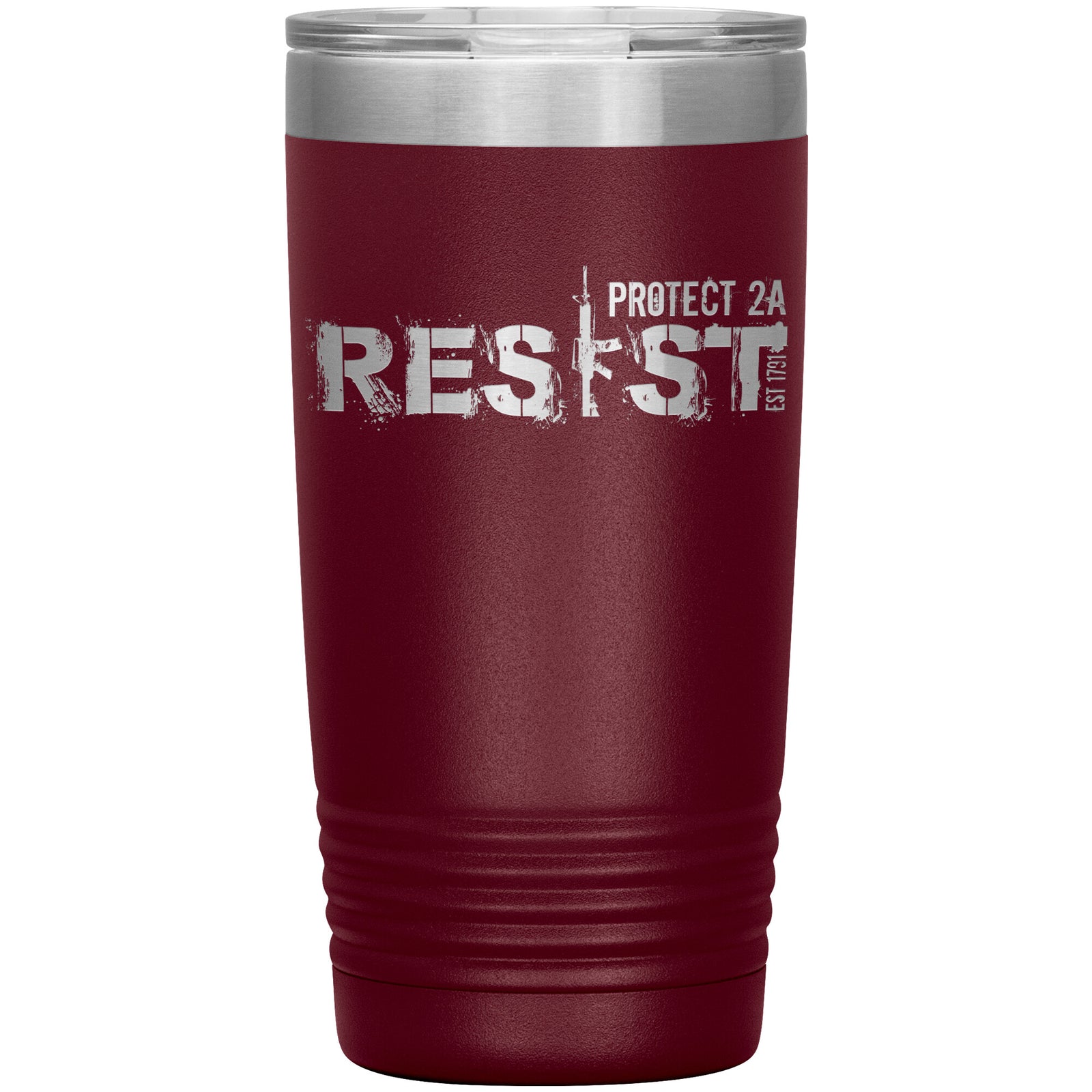Resist Tumbler 20oz-Tumblers-Black Tumbler-Ardent Patriot Apparel Co.