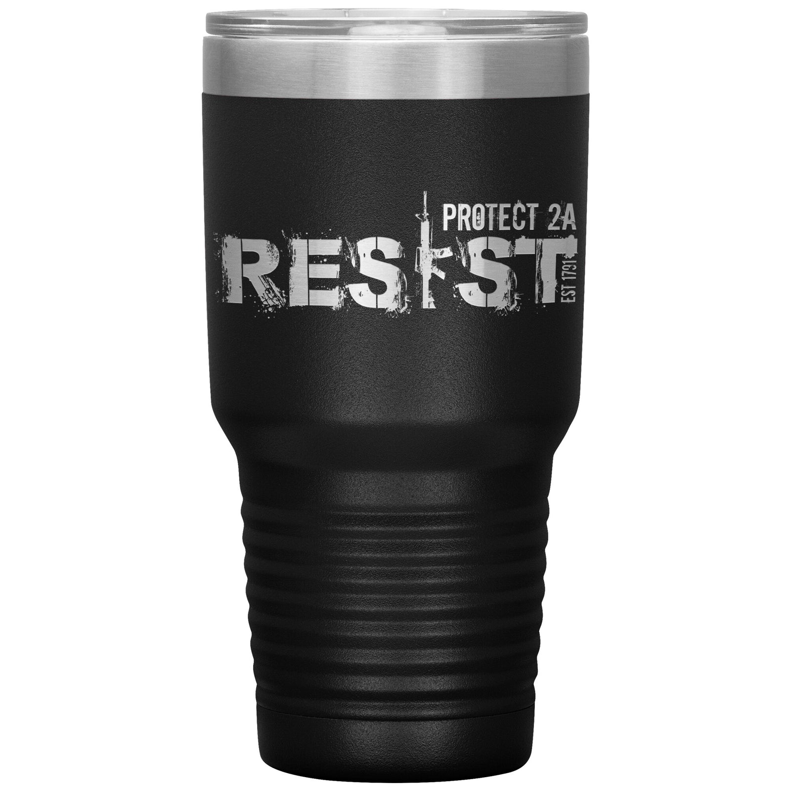 Resist Tumbler 30oz-Tumblers-Black Tumbler-Ardent Patriot Apparel Co.