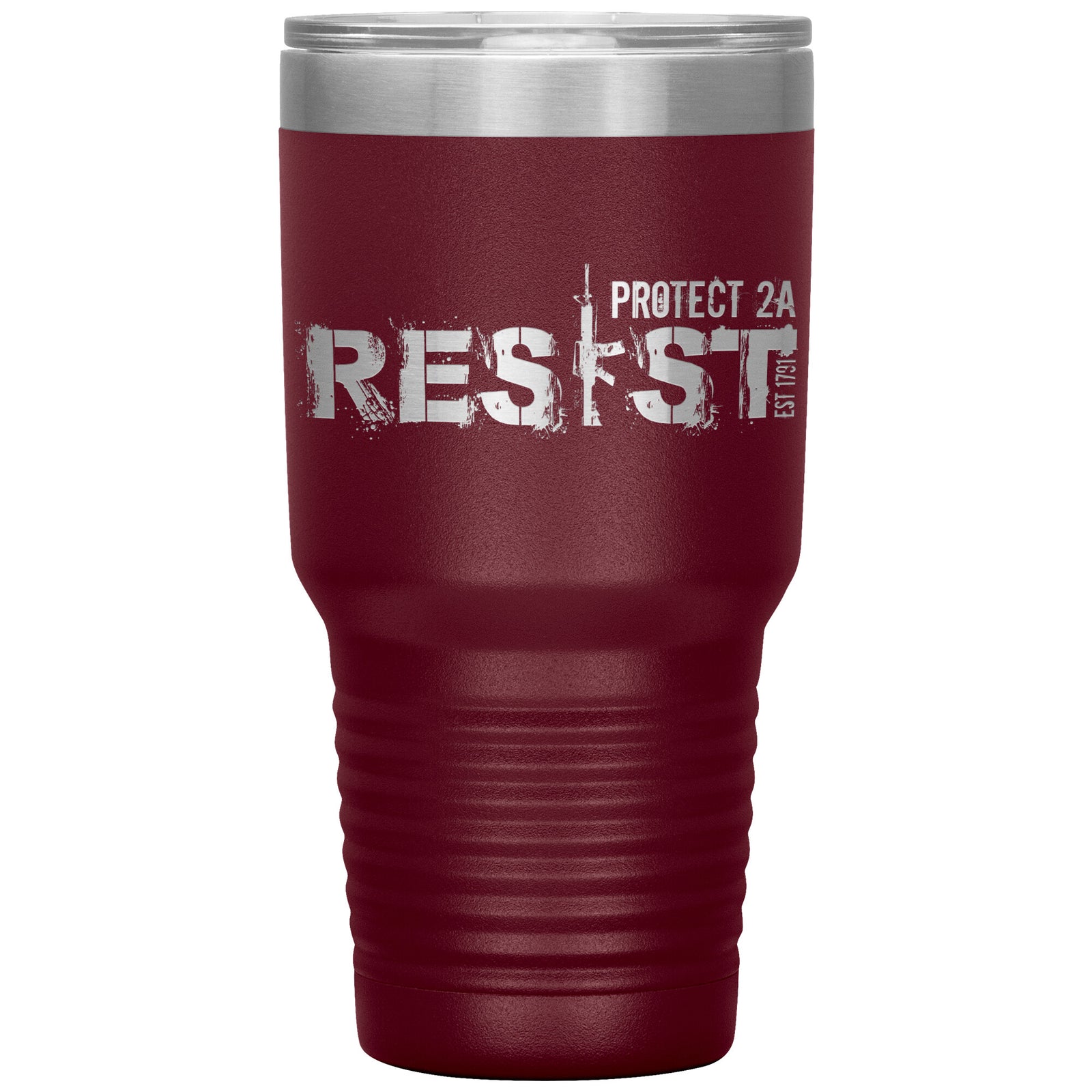 Resist Tumbler 30oz-Tumblers-Black Tumbler-Ardent Patriot Apparel Co.
