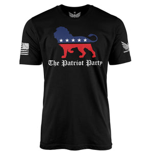 The Patriot Party-Men's Shirt-Black-S-Ardent Patriot Apparel Co.