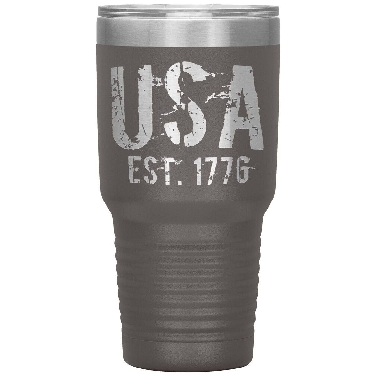 USA Est. 1776 Tumbler 30oz-Tumblers-Pewter Tumbler-Ardent Patriot Apparel Co.
