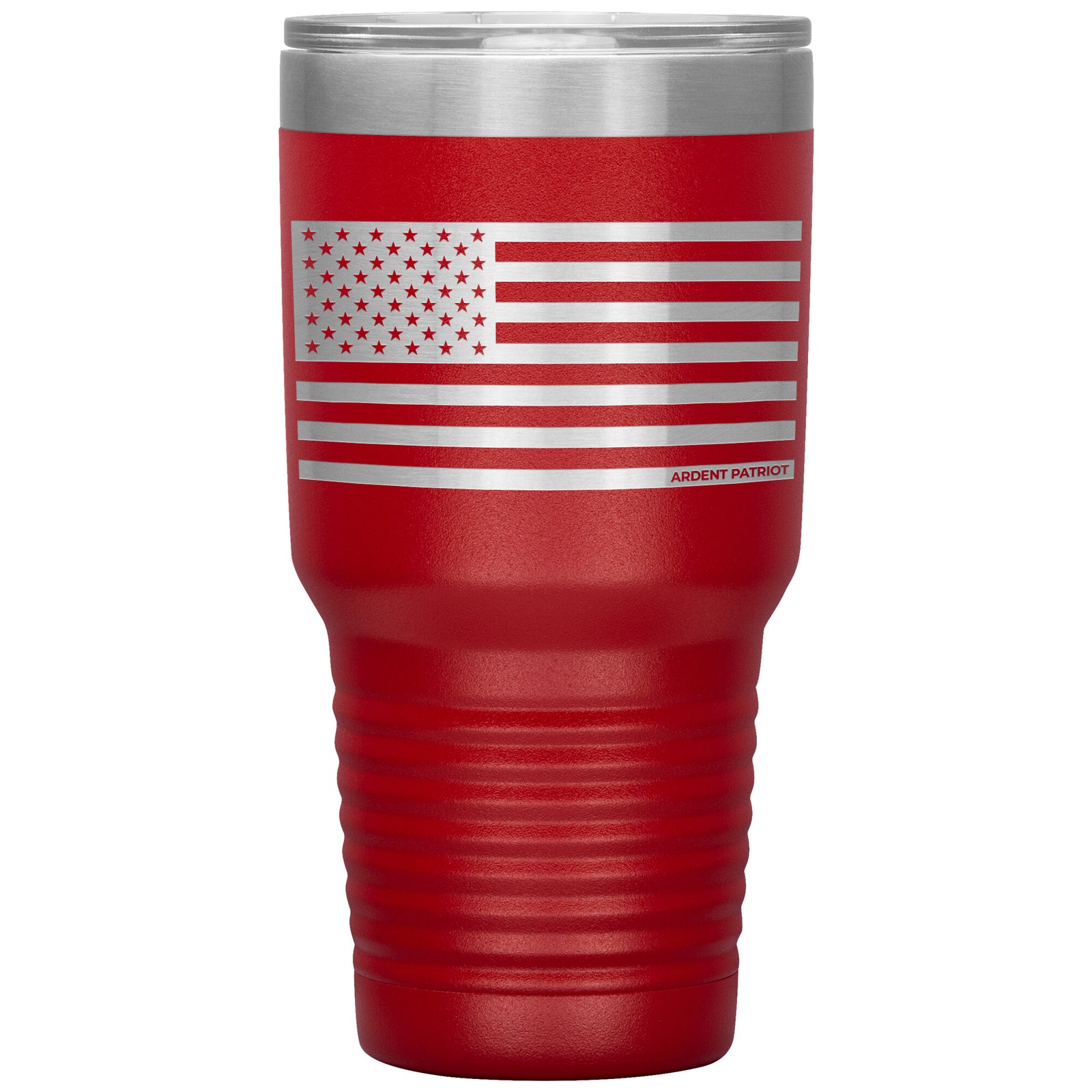 US Flag Tumbler 30oz-Tumblers-Black Tumbler-Ardent Patriot Apparel Co.