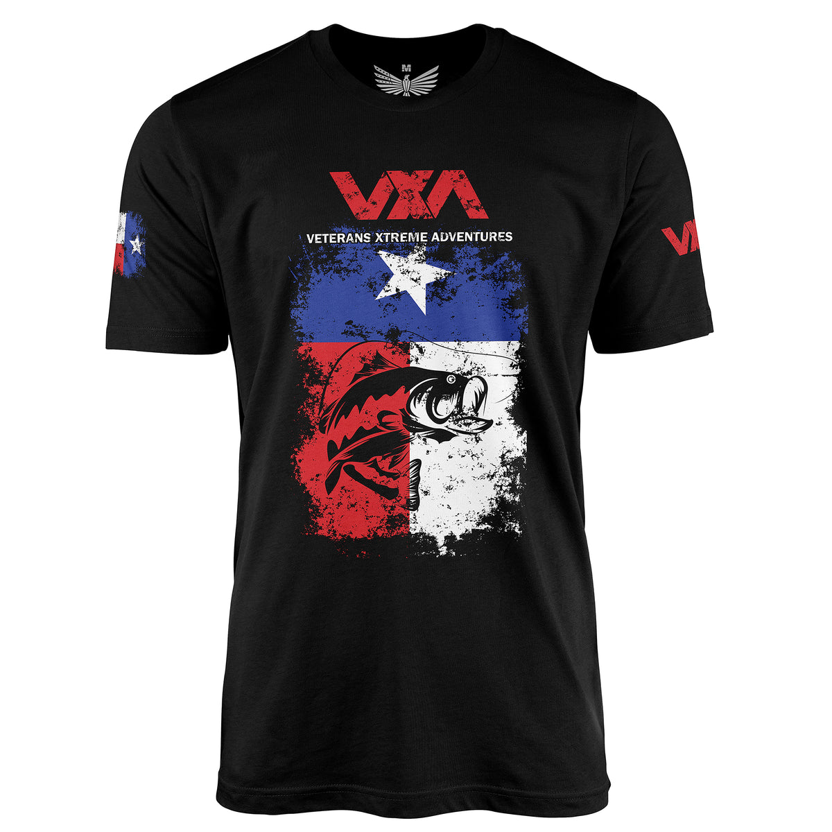 VXA Texas Angler-Men&#39;s Shirt-Black-S-Ardent Patriot Apparel Co.