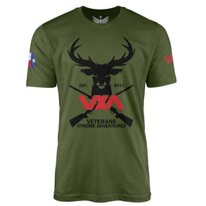 VXA Texas Stag Hunter-Men's Shirt-Olive-S-Ardent Patriot Apparel Co.