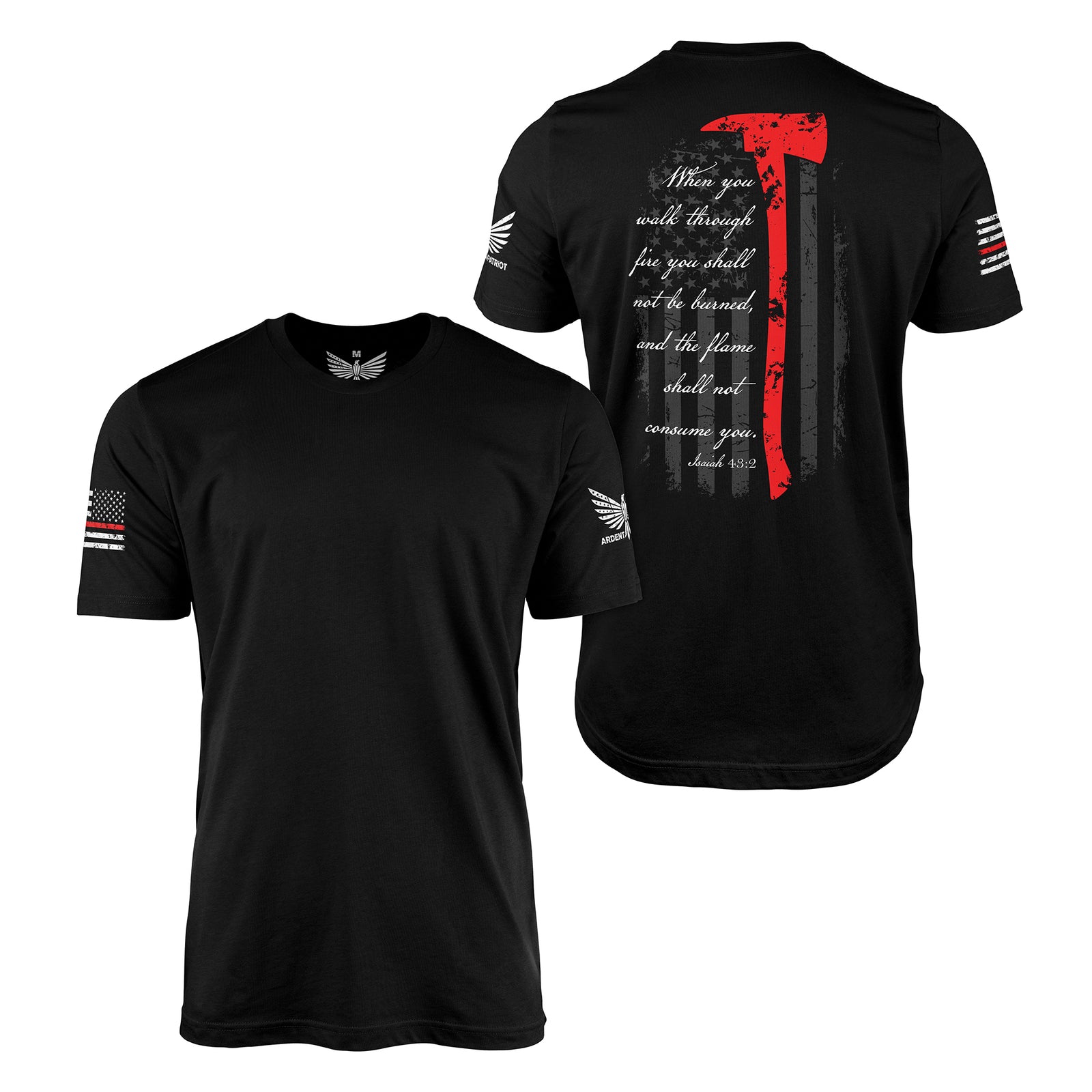 Walk Through Fire-Men's Shirt-XS-Ardent Patriot Apparel Co.