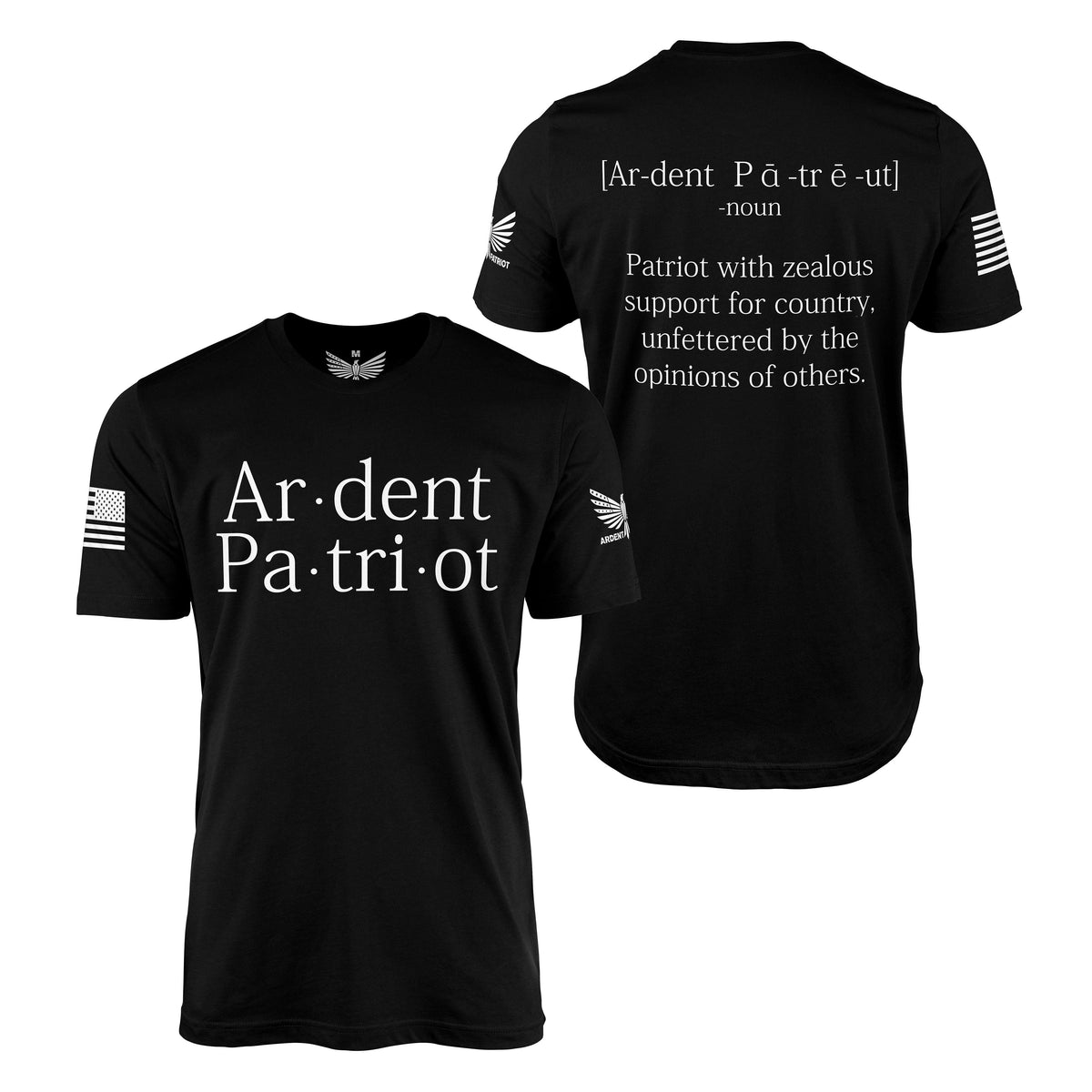 Zealous-Men&#39;s Shirt-Black-S-Ardent Patriot Apparel Co.