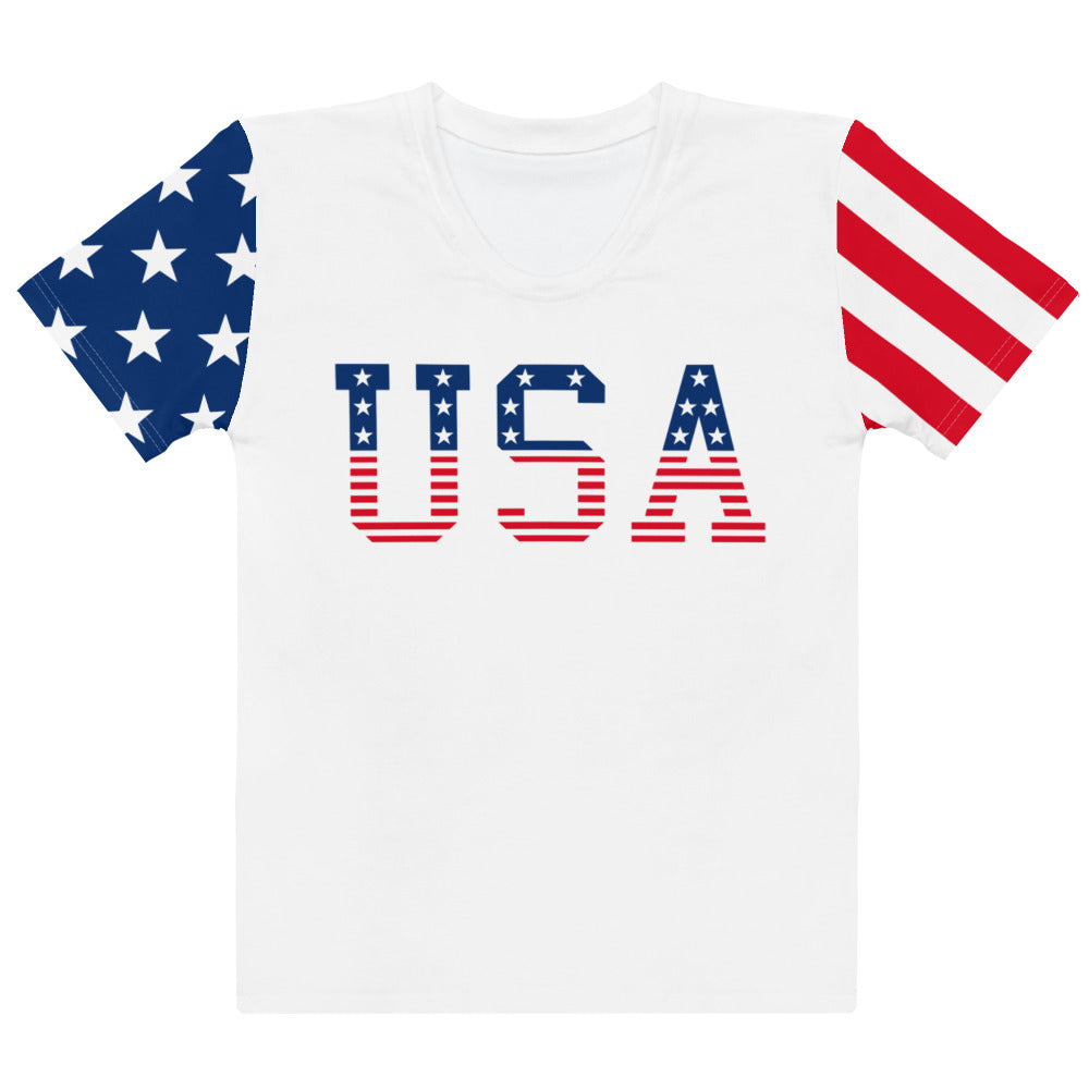 Team USA Women's Tee-Premium Shirt-XS-Ardent Patriot Apparel Co.