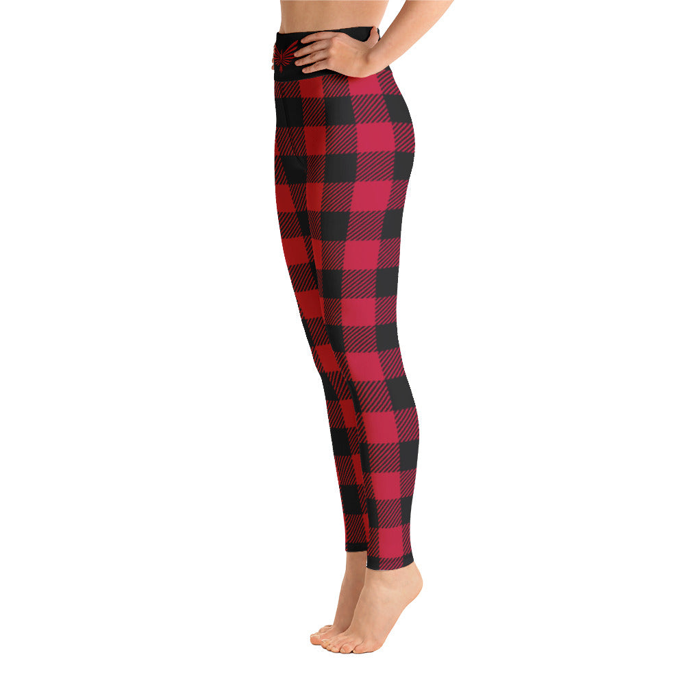 Buffalo Plaid Leggings-Leggings-Ardent Patriot Apparel Co.