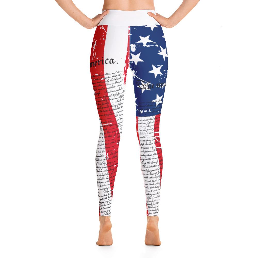 The Declaration Leggings-Leggings-Ardent Patriot Apparel Co.