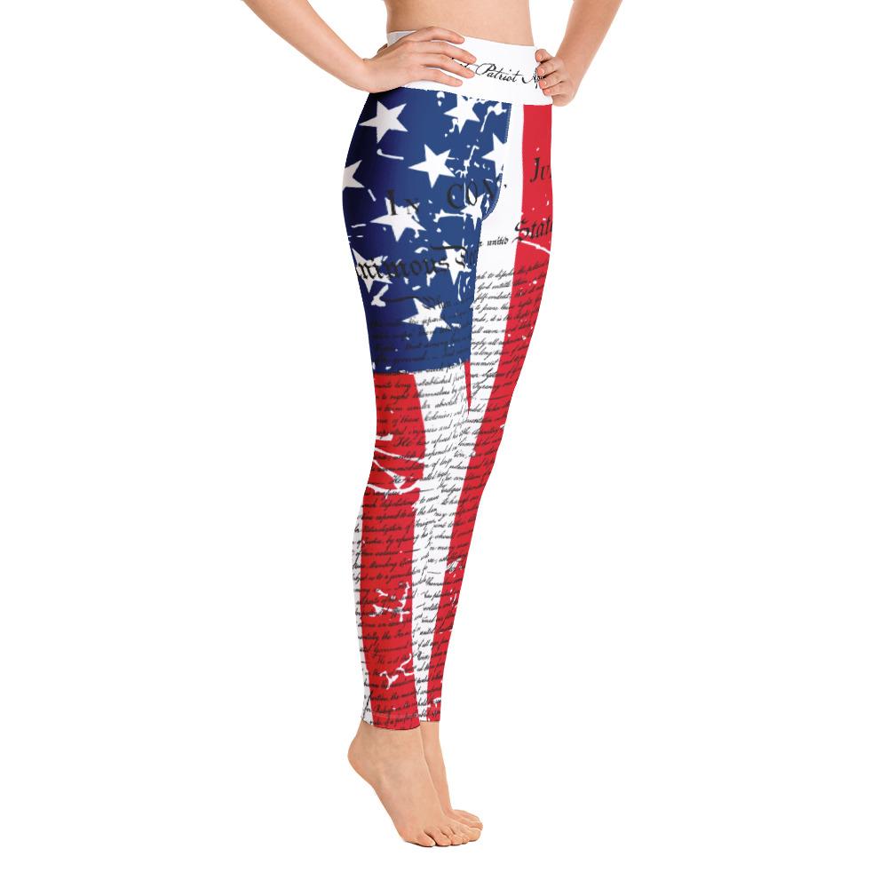 The Declaration Leggings-Leggings-Ardent Patriot Apparel Co.