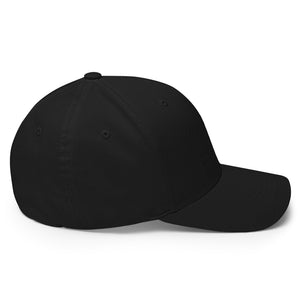 Blackout Edition American Flag Flexfit Hat-Hats-Ardent Patriot Apparel Co.