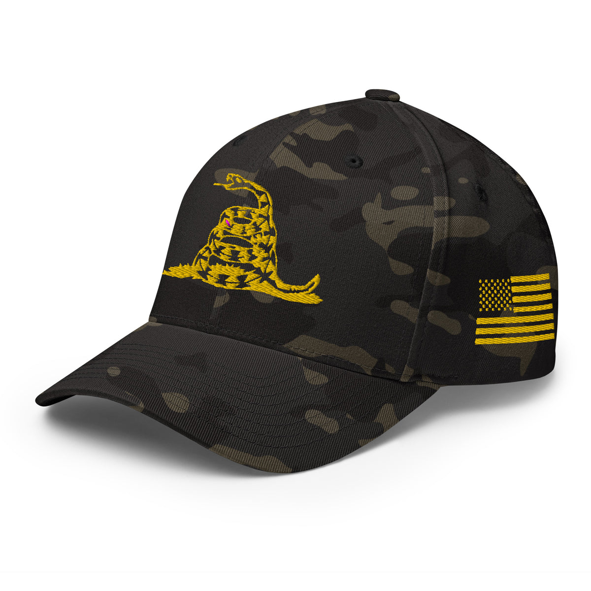 Don't Tread On Me Flexfit Hat-Hats-Ardent Patriot Apparel Co.