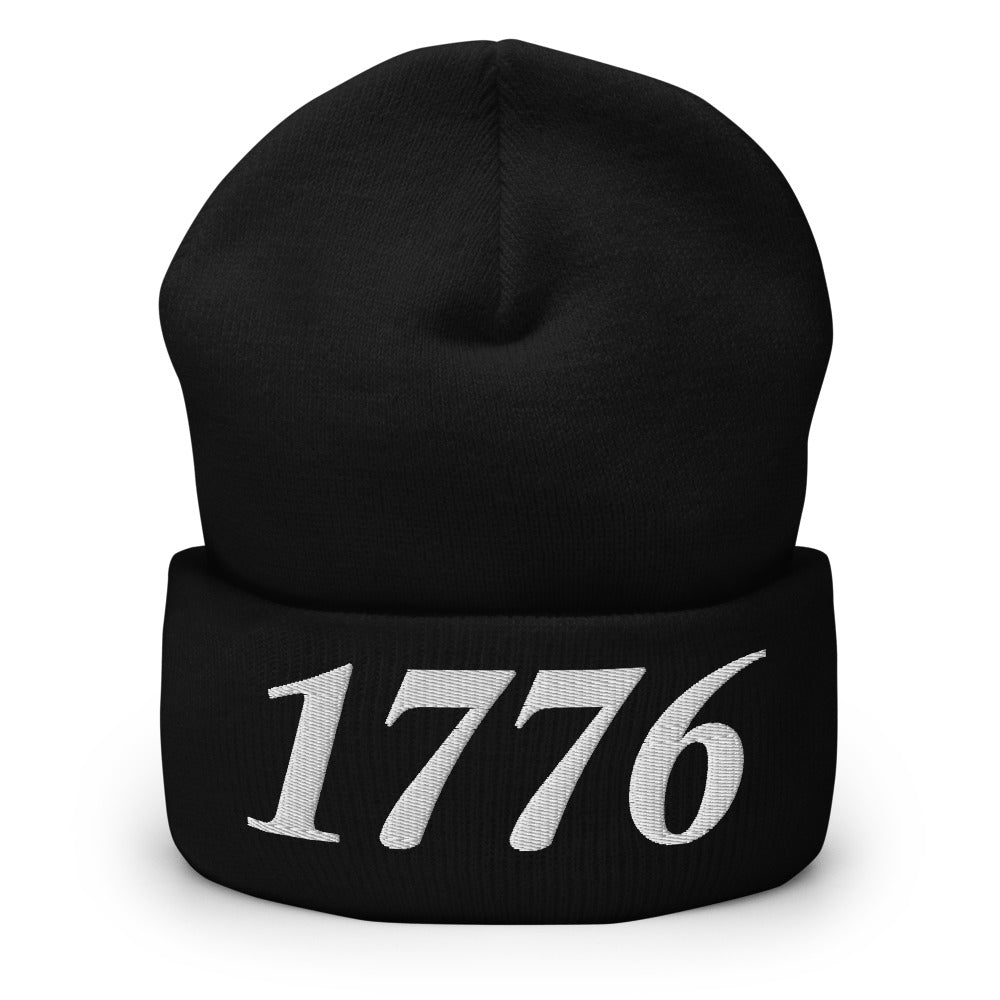 1776 Beanie-Beanie-Black-Ardent Patriot Apparel Co.