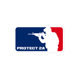 2A League Sticker-Sticker-4″×2″-Ardent Patriot Apparel Co.