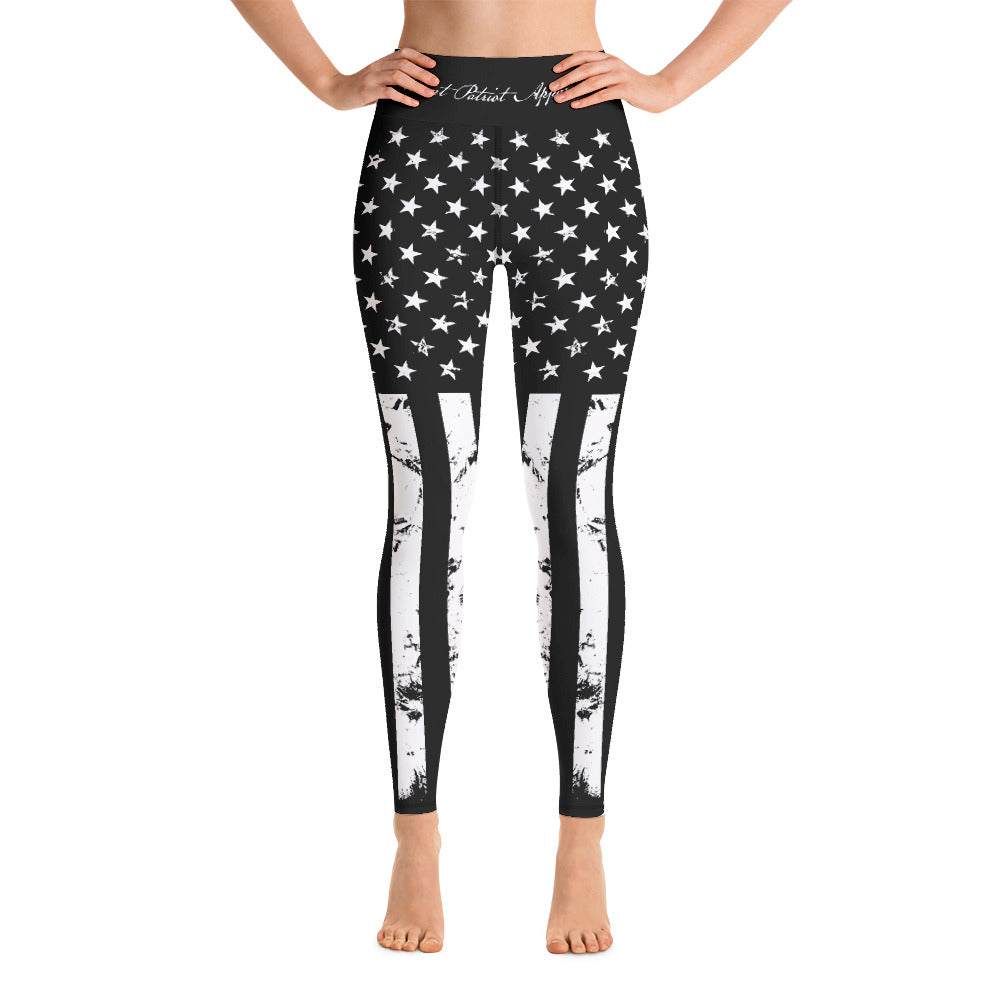 Thin Red Line Leggings-Leggings-Ardent Patriot Apparel Co.