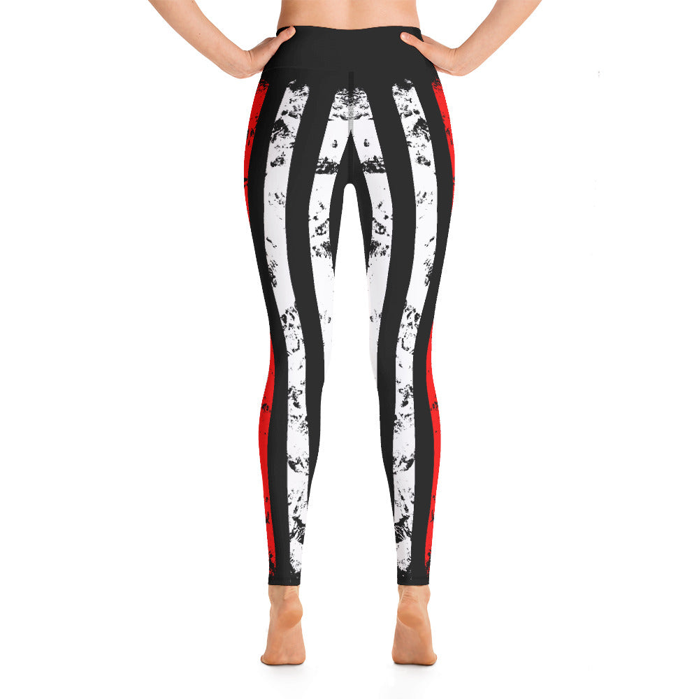 Thin Red Line Leggings-Leggings-Ardent Patriot Apparel Co.