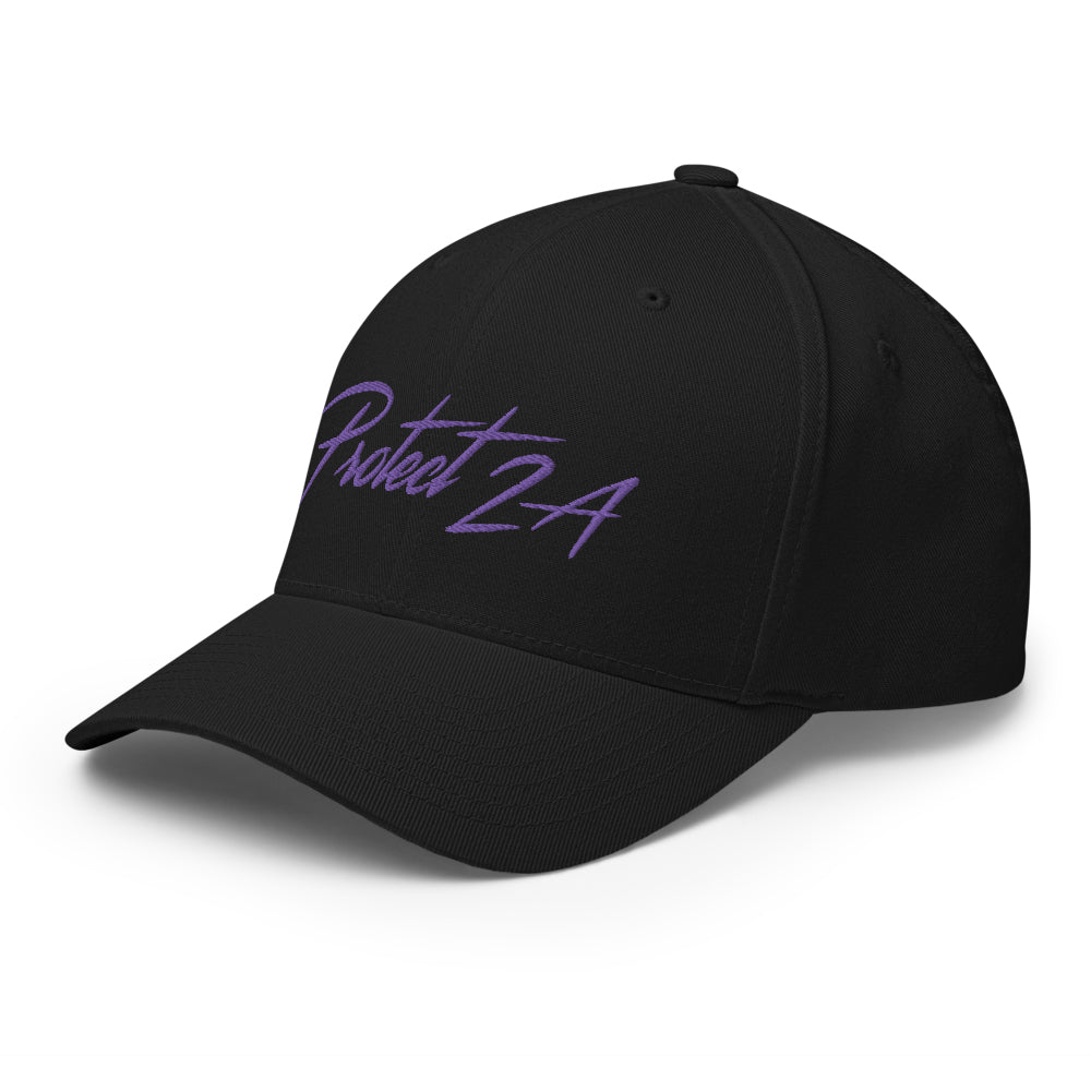 Rad Protect 2A Flexfit Hat (Purple)-Hats-Black-S/M-Ardent Patriot Apparel Co.