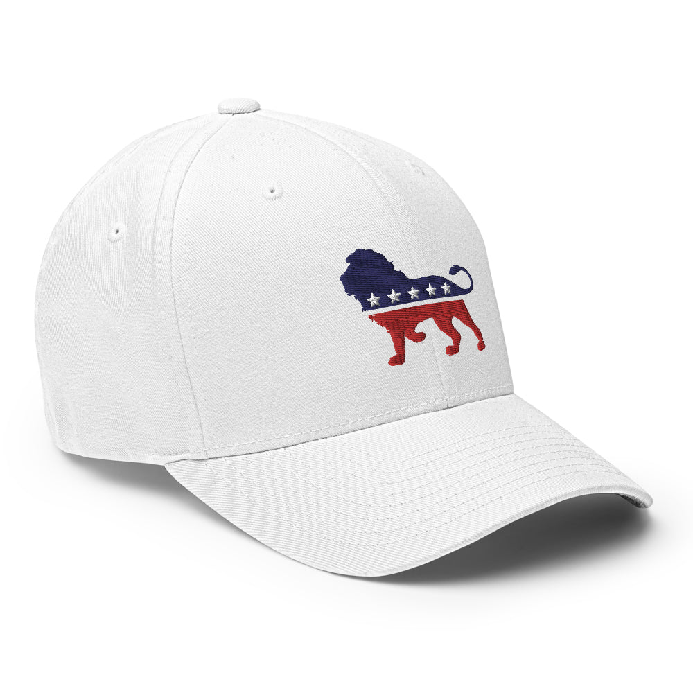 The Patriot Party Flexfit Hat-Hats-White-S/M-Ardent Patriot Apparel Co.